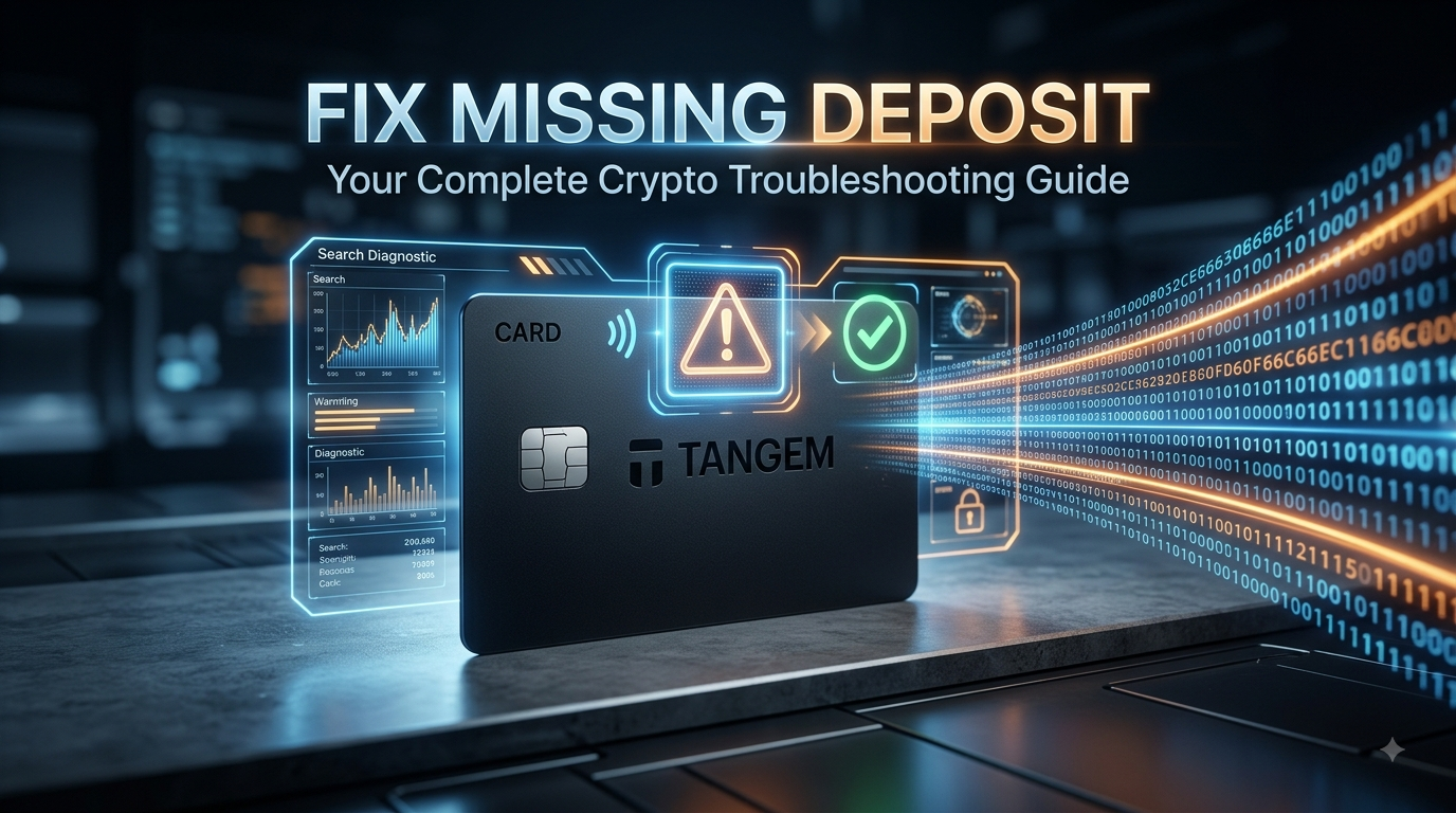 Tangem Wallet Deposit Missing